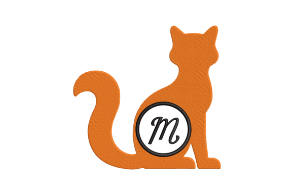 Cat Letter M: A Playful, Personalized Holiday Embroidery Staple