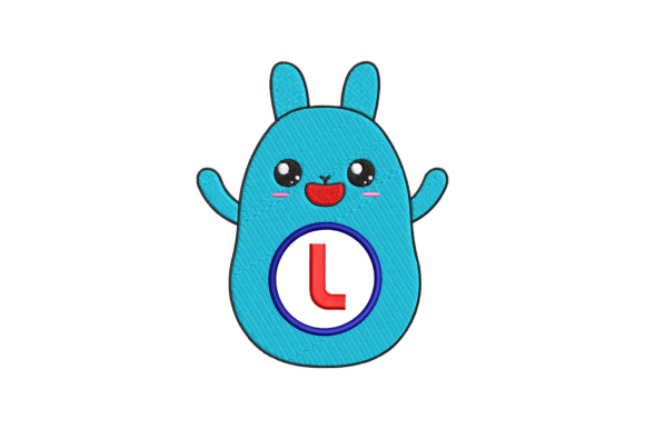 Cute Rabbit Letter L Review