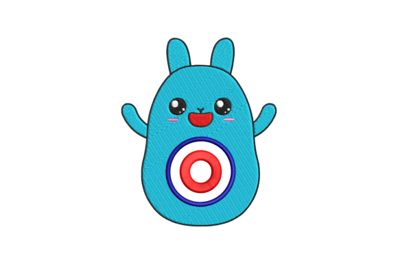 Cute Rabbit Letter O