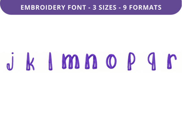 Ease My Mind Font J to R