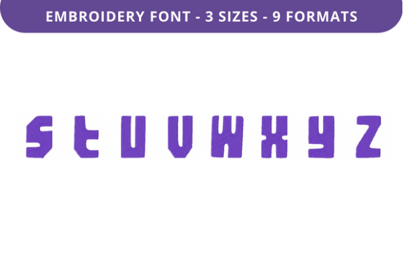 Ghuzag Chest Font Lowercase S to Z