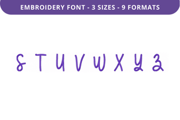 Greatly Beloved Font S to Z