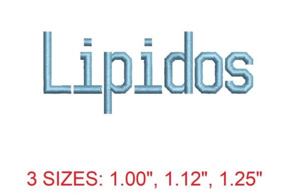 Lipidos Font: A Smart Pick for Embroidery Sellers