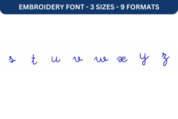 Little Days Font Lower S to Z