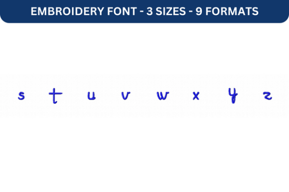 Marguerite Font Lower S to Z