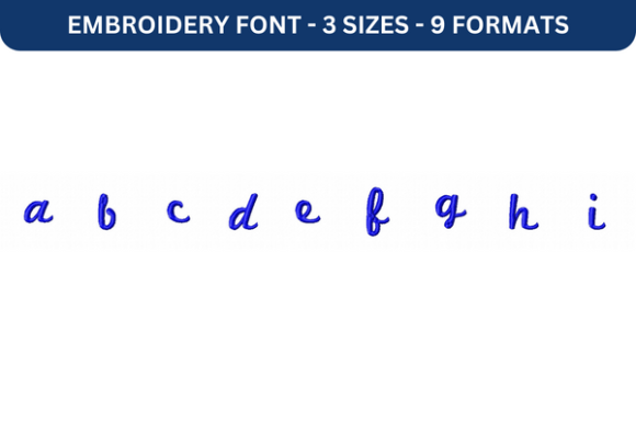 Marketing Script Font Lower a to I