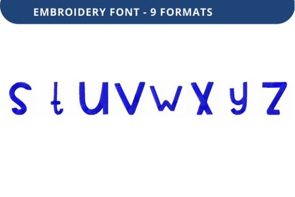Play Pen Font Lowercase S to Z