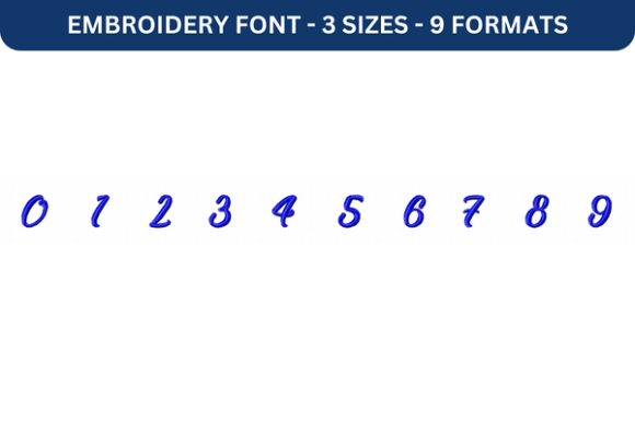 Reality Sunday Font Number 0 to 9