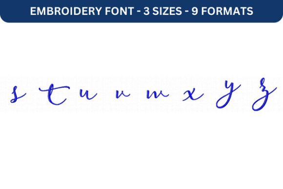 Rose of Baltimore Font Lower S to Z