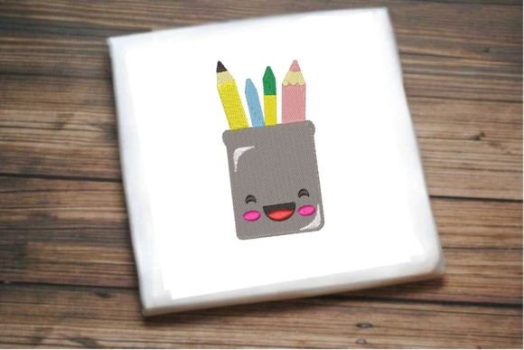 Smiling Pen Set: A Craft Fair-Ready Embroidery Design