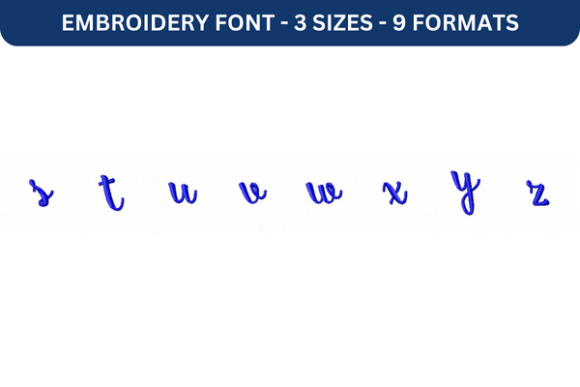 Smoothie Shoppe Font Lower S to Z