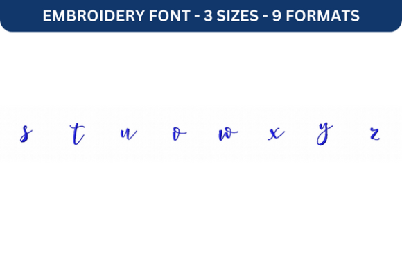 Storybook Font Lower S to Z
