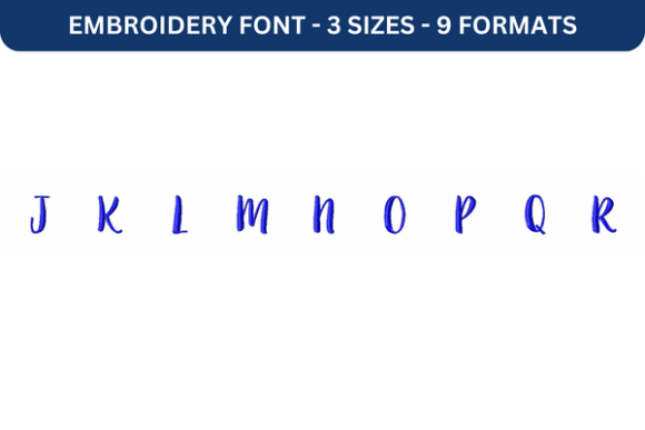 Sugar Plums Font Upper J to R